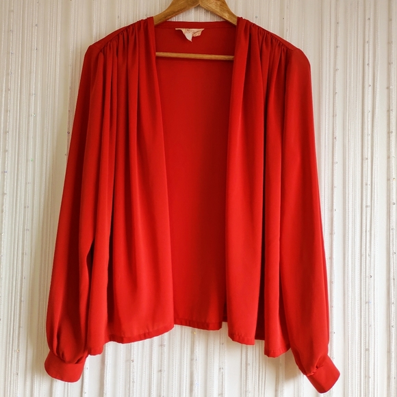 Vintage Draped Open Front Top - Picture 10 of 15